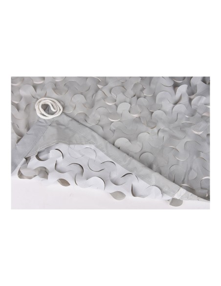 Toldo camuflaje reversible gris / blanco 3 x 4 m