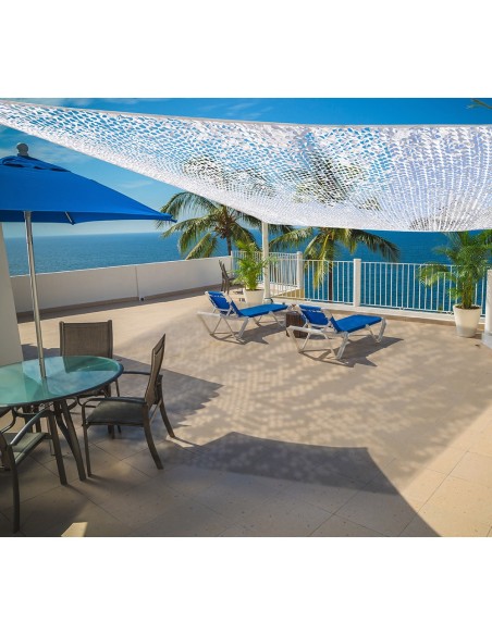 Toldo camuflaje reversible blanco 3 x 4 m