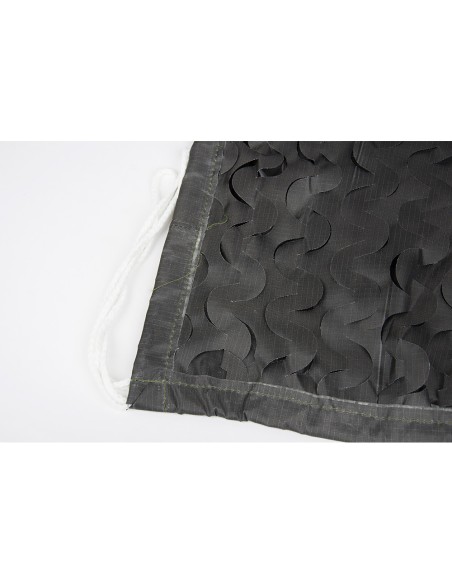 Toldo camuflaje reversible negro 3 x 4 m