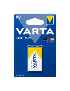 Pila alkalina energy 6lr61- 9 v (blister 1 unid.) 26,5 x 17,5 x 48,5 mm