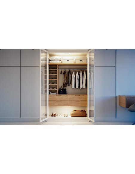 Piloto de noche con sensor de movimiento alargado