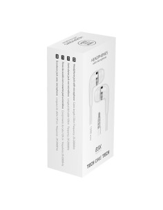 Auriculares bsk jack con micrófono, blanco 2