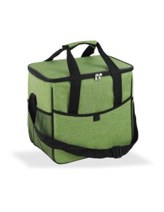 Nevera diseño tejana con asa color verde 21 l