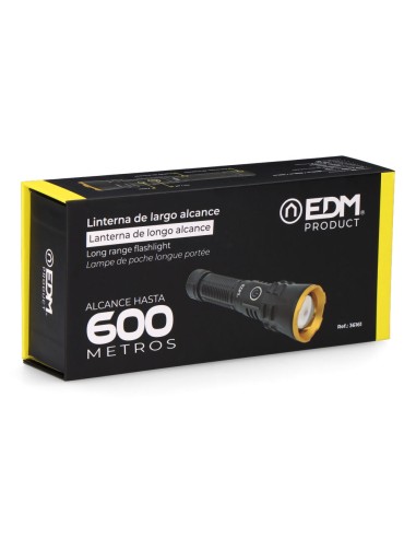 Linterna led de largo alcance 1800 lm