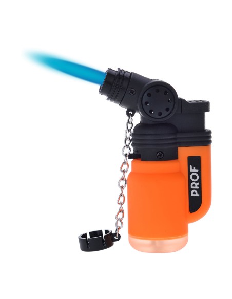 Encendedor electrónico, bidón de goma, llama azul, colores surtidos