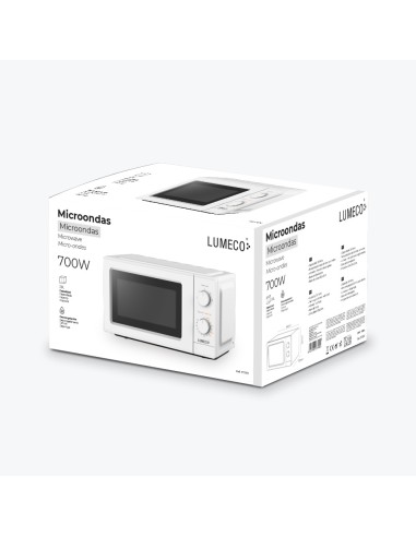 Microondas 700 w blanco 20 l 5 funciones ( 4...