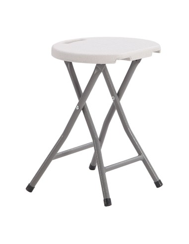 Taburete plegable, 33 x 30 x 45 cm