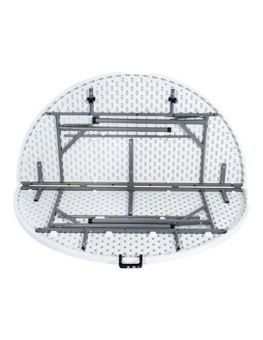 Mesa redonda plegable, 180 x 74 cm