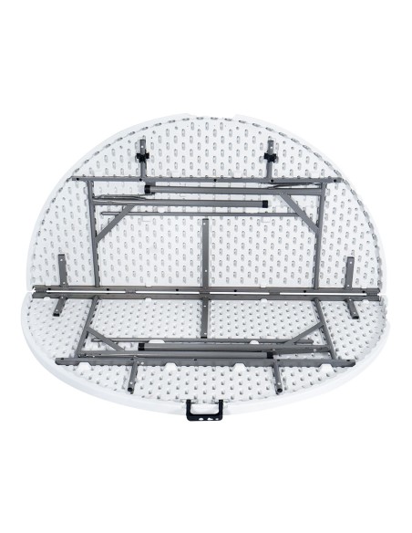 Mesa redonda plegable, 180 x 74 cm