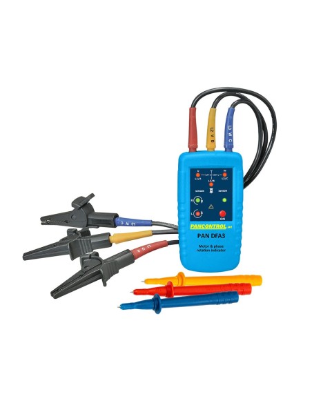 Indicador de dirección de motor y campo rotativo