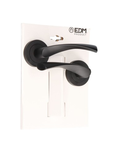 Juego roseta 707 negro ø 65 x 120 mm