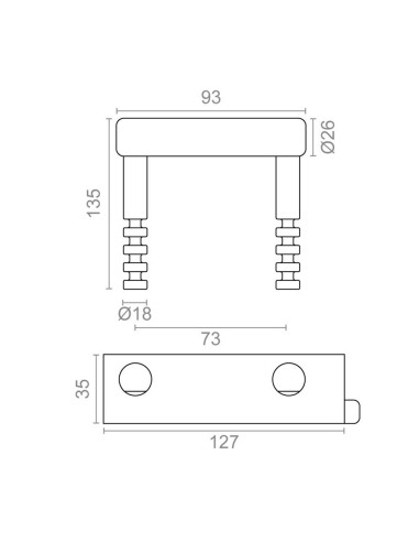 Candado ballesta cn12 con 3 llaves tubulares