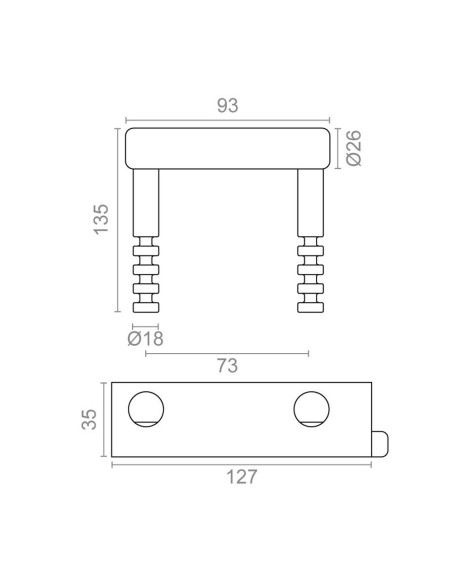 Candado ballesta cn12 con 3 llaves tubulares