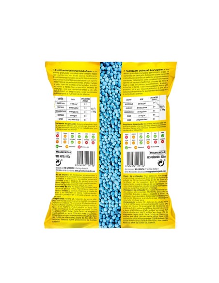 Fertilizante universal azul 800 g