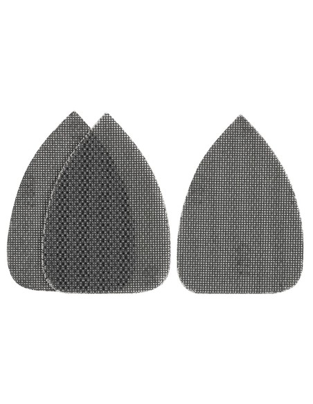 Hoja de lija de malla autoadherente para mouse, 3 uds