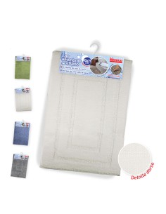 Alfombra de baño esculpida antideslizante, colores surtidos, 40 x 60 cm