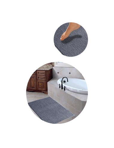 Alfombra de baño shaggy, colores surtidos 40 x...