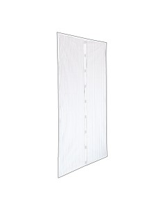 Mosquitera magnetica blanca 120 x 160 cm, 2 piezas 60 x 160 cm