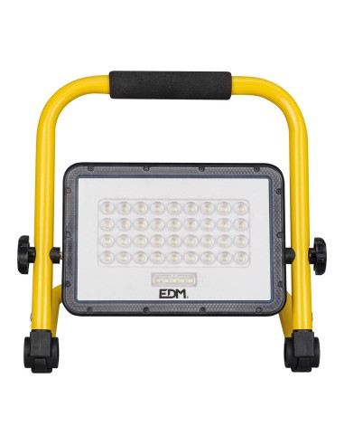 Foco solar de trabajo + panel solar 4000 lm,...