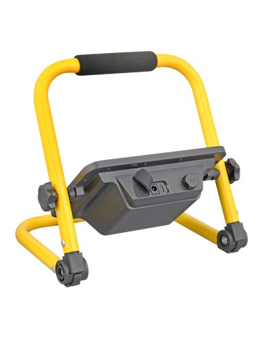 Foco solar de trabajo + panel solar 4000 lm,...