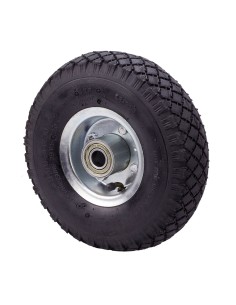 Rueda neumática con nucleo metálico y rodamiento de bolas, carga máx. 175 kg, ø 26 cm