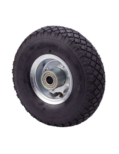 Rueda neumática con nucleo metálico y rodamiento de bolas, carga máx. 175 kg, ø 26 cm
