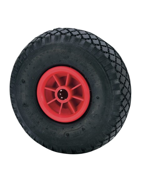 Rueda impinchable con nucleo poliamix y eje de rodillos, carga máx. 100 kg, ø 26 cm