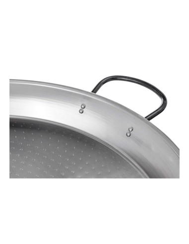 Paellera tradicional de acero pulido ø70 cm (30...