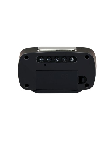 Reloj despertador a pilas 5,8 x 10 x 5,8 cm