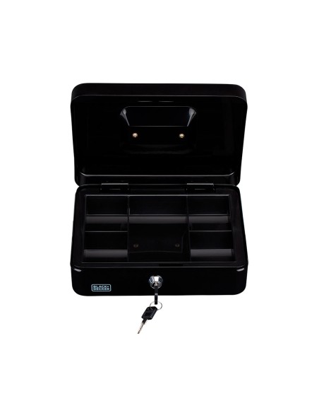 Caja de caudales 5 divisiones con 2 llaves 25 x 8,5 x 18 cm