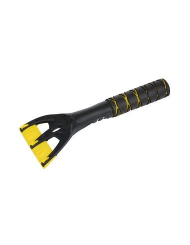 Rascador de hielo, negro y amarillo, 29 x 10,4 x 4,4 cm