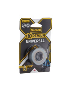 Cinta americana extremium 3, universal, 3 m x 19 mm, gris