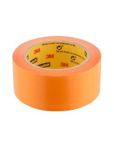 Cinta americana alta visibilidad 3 25 m x 48 mm, naranja 2