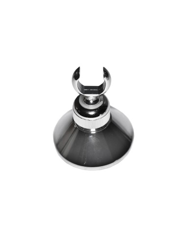 Soporte de cabezal de ducha conico cromo (envasado)