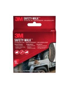 Cinta antideslizante rollo, exterior, negra, 25 mm x 4,5 m, uso general