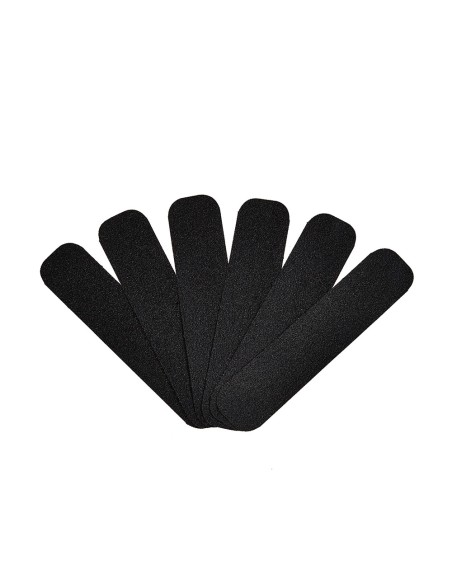 Tira antideslizante, exterior, negra, 50 mm x 22,8 cm, 6 uds, uso general