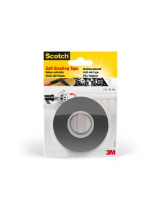 Cinta autosellante para reparaciones, negra, 25 mm x 3 m