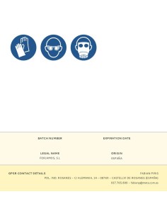 Lija de tela alumina 230x280mm grano 180 ax2180 mota 2