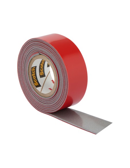 Cinta doble cara de montaje para exteriores, 19 mm x 1,5 m, máx 5 kg