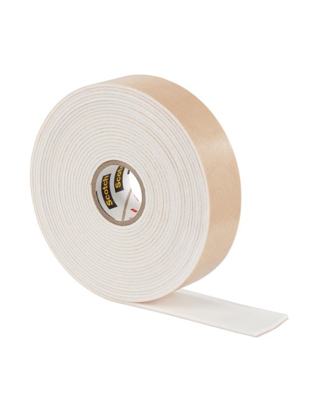 Cinta doble cara montaje espejos, 19mmx5m, máx 5 kg