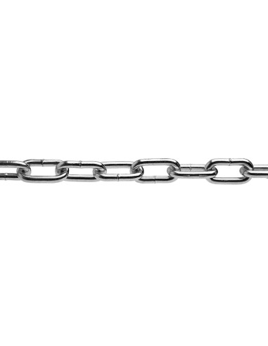 Cadena eslabones zincada ø 3 mm din 5685 bobina de 154 m