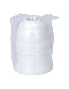 Portalámparas baquelita interior cerámico e27, 4 a 230 v, blanco, ø43 x 60 mm (retractilado) 2