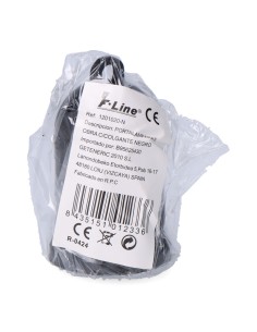 Portalámparas obra con colgante e27, 4 a 250 v, negro, ø35 x 60 mm (retractilado) 2