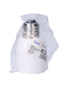 Convertidor de e27 a e40, 4 a 230 v, blanco, ø47 x 79 mm (retractilado) 2