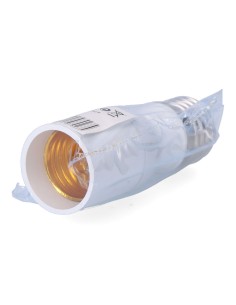 Alargador e27-e27 9 cm, blanco, ø32 x 89 mm (retractilado) 2