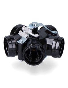 Portalámparas múltiple, 5 portalámparas e27, m10, 4 a 250 v, negro (retractilado)