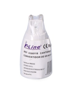 Convertidor de g9 a e14, 2 a 230 v, blanco, ø30 x 57 mm (retractilado) 2