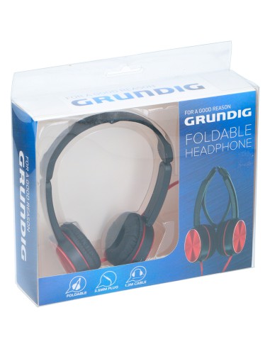 Auriculares plegables, pvc, 1,2 m. colores...