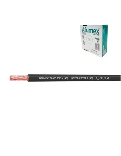 Cablecillo h07z1-k(as) 2,5 mm² negro euro/m