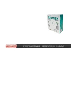 Cablecillo h07z1-k(as) 4,0 mm² negro euro/m